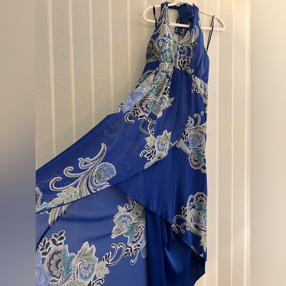 Valerie Bertinelli Maxi Halter dress in Size 14
